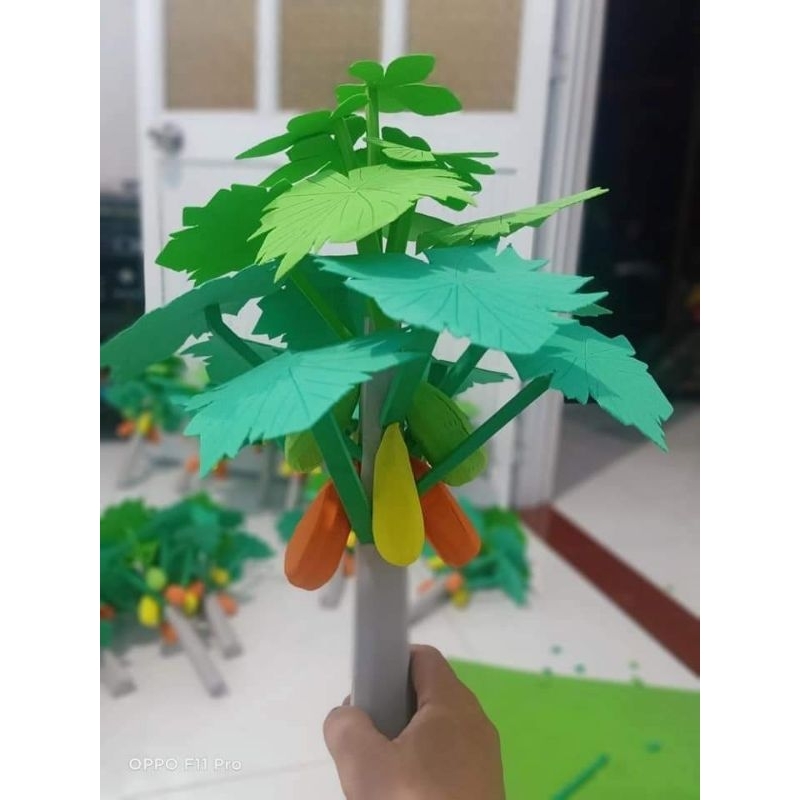 Mô hình cây ăn quả bằng xốp