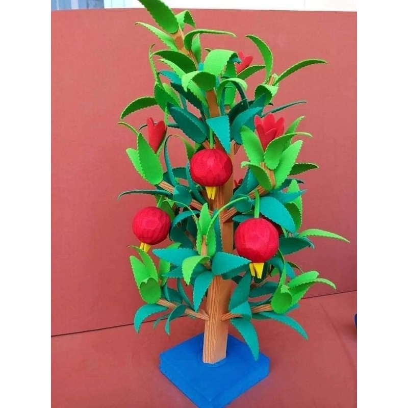 Mô hình cây ăn quả bằng xốp