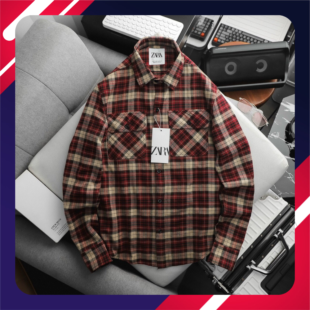 Áo sơ mi nam họa tiết kẻ sọc ca rô Unisex, trẻ trung thời trang cho nam phong cách hàn quốc dáng rộng ASM05