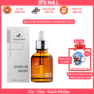 Serum b5 goodndoc hydra b5 30ml dưỡng ẩm phục hồi làm trắng sáng da, mờ thâm sạm nám, cấp nước, chống lão hóa da