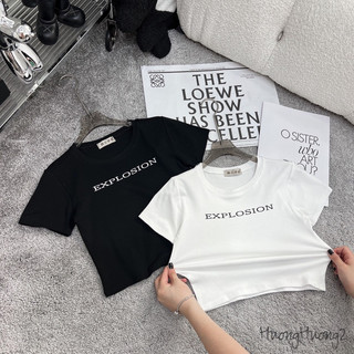 Áo croptop EXPL chất bozip TTA588