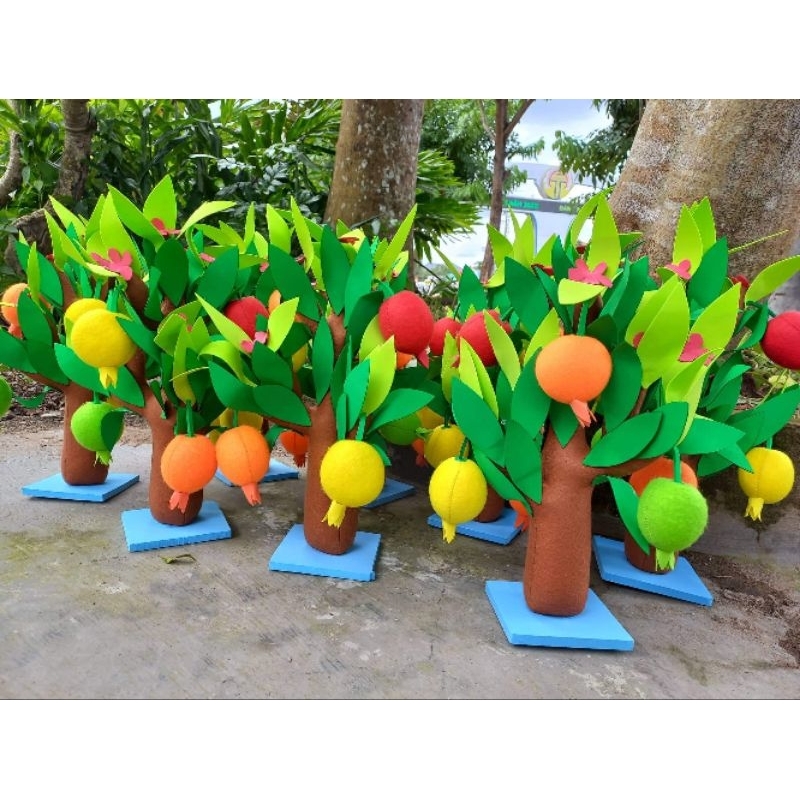 Mô hình cây bằng nỉ nhồi bông