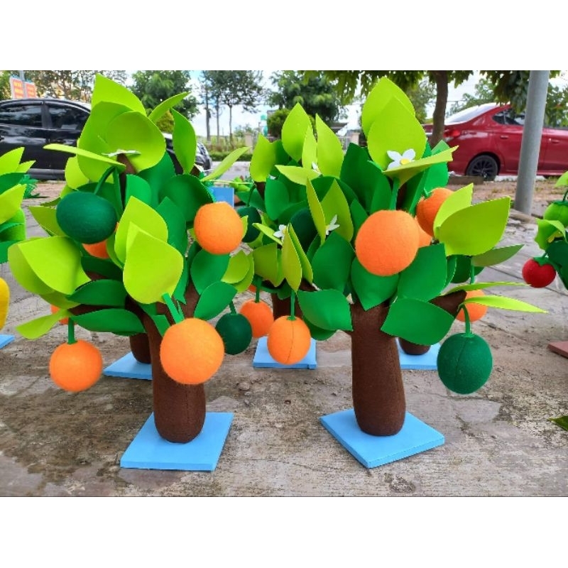 Mô hình cây bằng nỉ nhồi bông