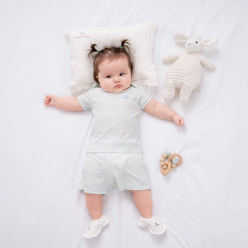 Bubaby ngắn tay cổ chồm Joyful - BU Siro BSR130500