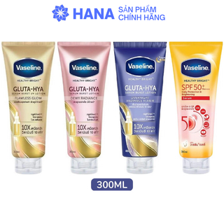 Dưỡng thể Vaseline Healthy Bright Gluta Hya Serum Burst Lotion 10X 300ml