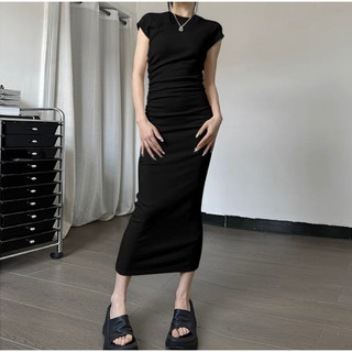 [NEW] Đầm ôm body tôn dáng dài tay ngắn [CÓ HÌNH THẬT]