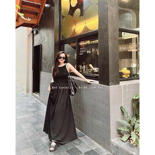 And Casually / váy yếm liền mix màu