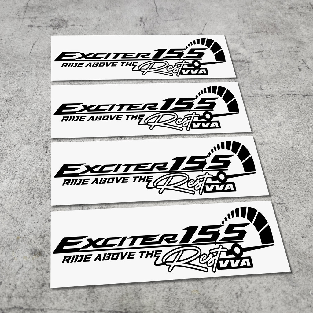 Decal Exciter 155 trang trí dàn áo xe ex 155 tem định hình nhiều màu