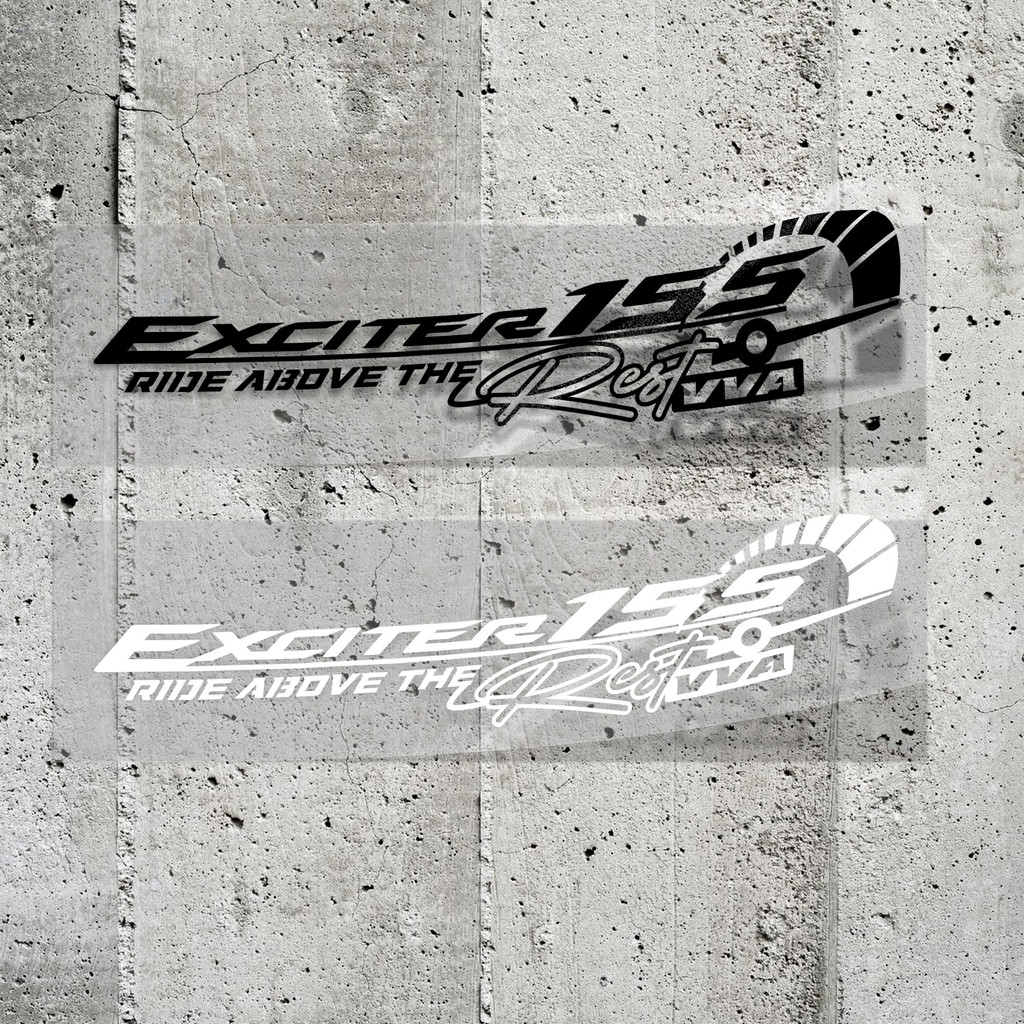 Decal Exciter 155 trang trí dàn áo xe ex 155 tem định hình nhiều màu