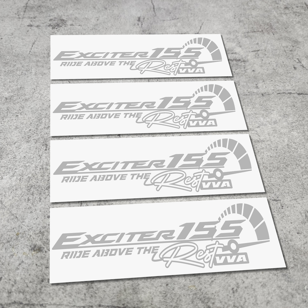 Decal Exciter 155 trang trí dàn áo xe ex 155 tem định hình nhiều màu
