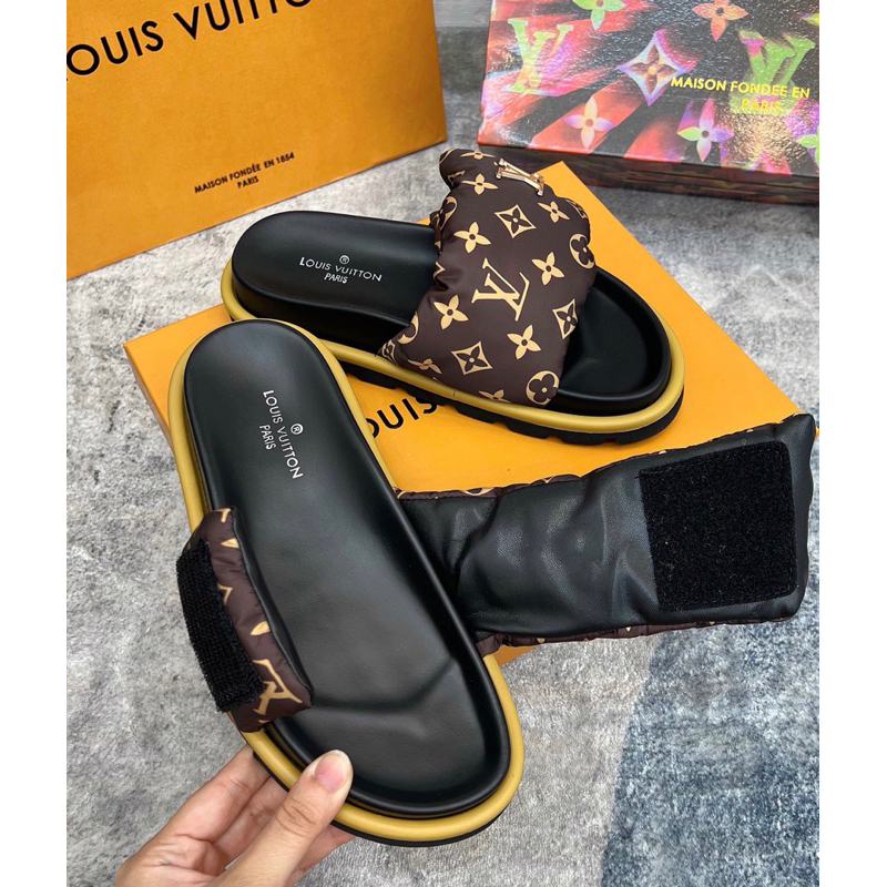 Dép quai dán cực xinh chất Da cao cấp