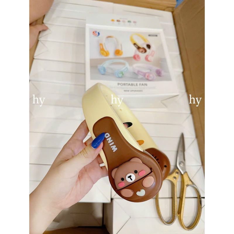 Quạt Đeo Cổ Không Cánh Hình Thú