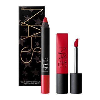 Nars - set 2 son kem + son môi dạng chì nars kiss the stars matte lip duo dragon girl / dolce vita