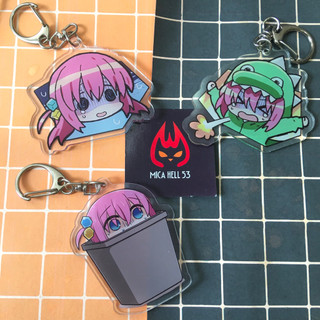 Móc Khóa mica Anime Bocchi The Rock Anime Manga Bochi The Rock Acrylic Biểu Cảm KC01