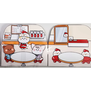 (SÁCH SQUISHY NHỒI BÔNG) Tiệm bán gà chiên