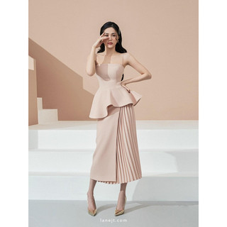Set váy S -M Lane Jt 2 dây hồng nude! Chính hãng 100%! 2850K