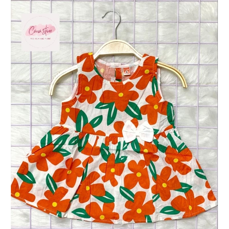 COMBO 2 VÁY HOA TO XÔ HÀN QUỐC CHO BÉ GÁI