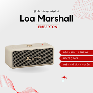 Loa bluetooth không dây Marshall Emberton app di động - công suất 20w Bảo hành 12 tháng, 1 đổi 1 trong 30 ngày.
