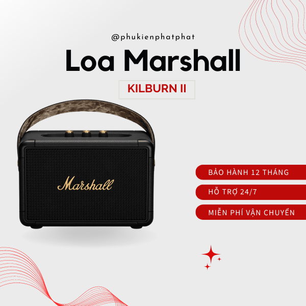 Loa Marshall không dây KILBURN II  nguyên seal - New, Bảo hành 12 tháng, 1 đổi 1