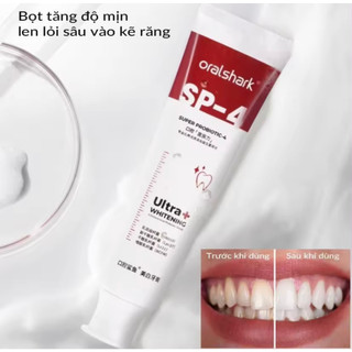 Kem đánh răng trắng răng Oralshark 120g