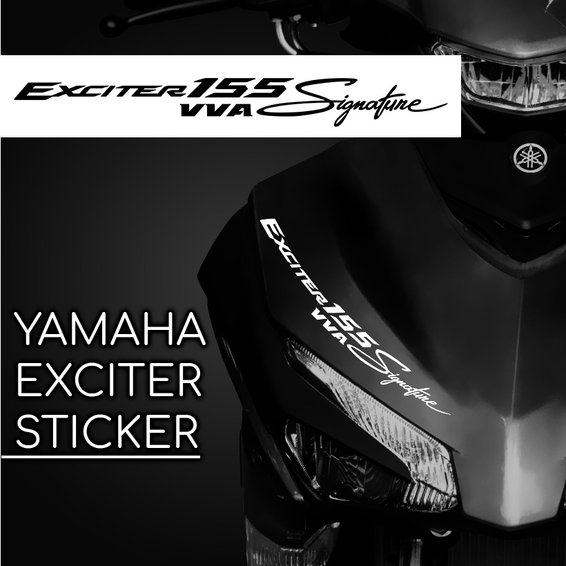 TEM EXCITER 155 VVA trang trí Decal định hình nhiều màu cho xe Yamaha Exciter 155