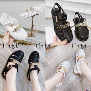Sandal rọ chữ mochi nhựa cao cấp Fullbox Bill túi giấy loại 1