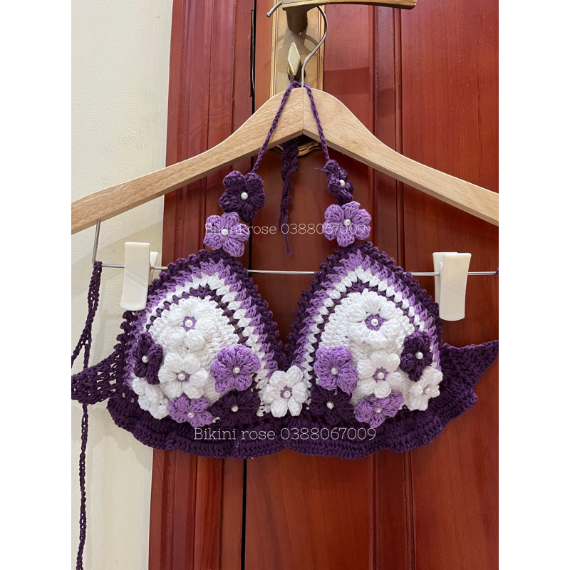 SÉT LEN MÓC GẮN HOA HỒNG XANH CÓ SẴN S M L