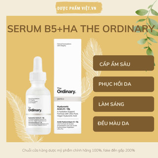 Serum Cấp Ẩm Chuyên Sâu, Phục Hồi Da Hư Tổn Hyaluronic 2% + B5 The Ordinary