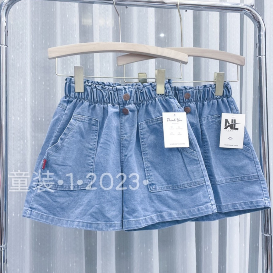 QUẦN SOOC JEANS QUẢNG CHÂU CAO CẤP bé gái (25-35kg)