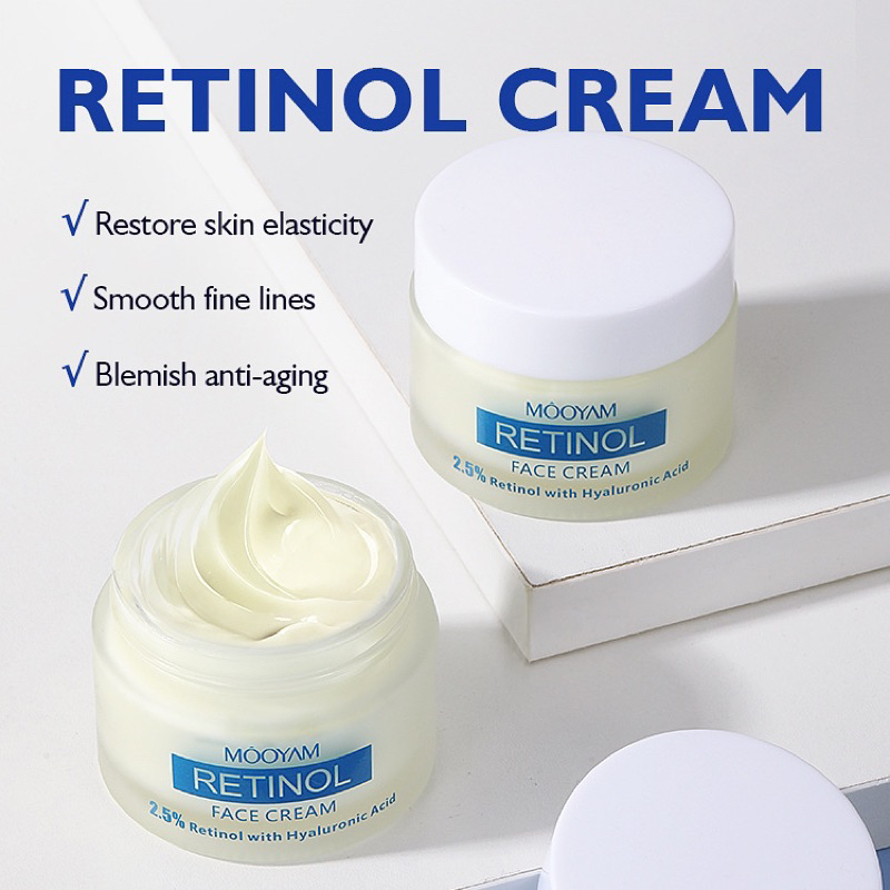 Kem Dưỡng Trắng Da Cải Lão Hoàn Đồng Mooyam Retinol 2,5% Giúp Da Căng Bóng Mịn Màng, Trẻ Hoá Da, Se Khít Lỗ Chân Lông