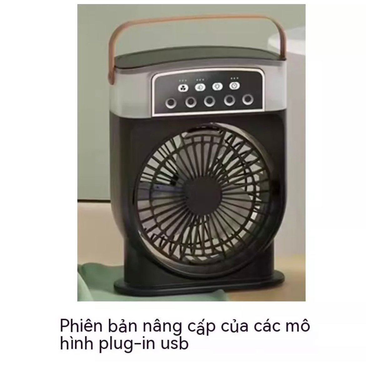 Quạt Phun Sương TÍCH ĐIỆN Mini Để Bàn