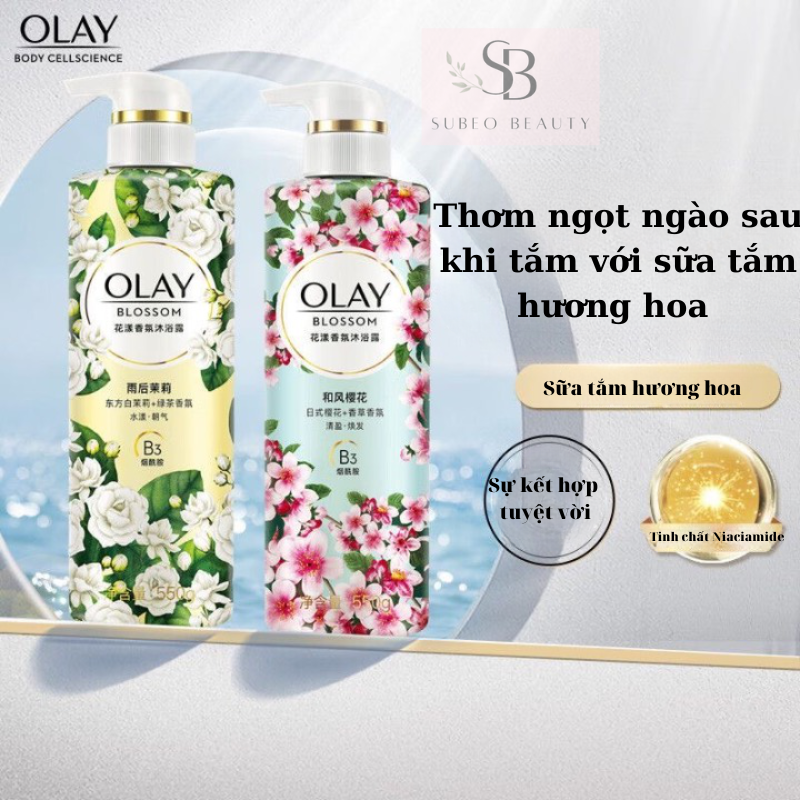 Sữa Tắm dưỡng trắng OLAY B3+ siêu dưỡng trắng da, cấp ẩm, giúp làn da mịn màng / Subeo Beauty