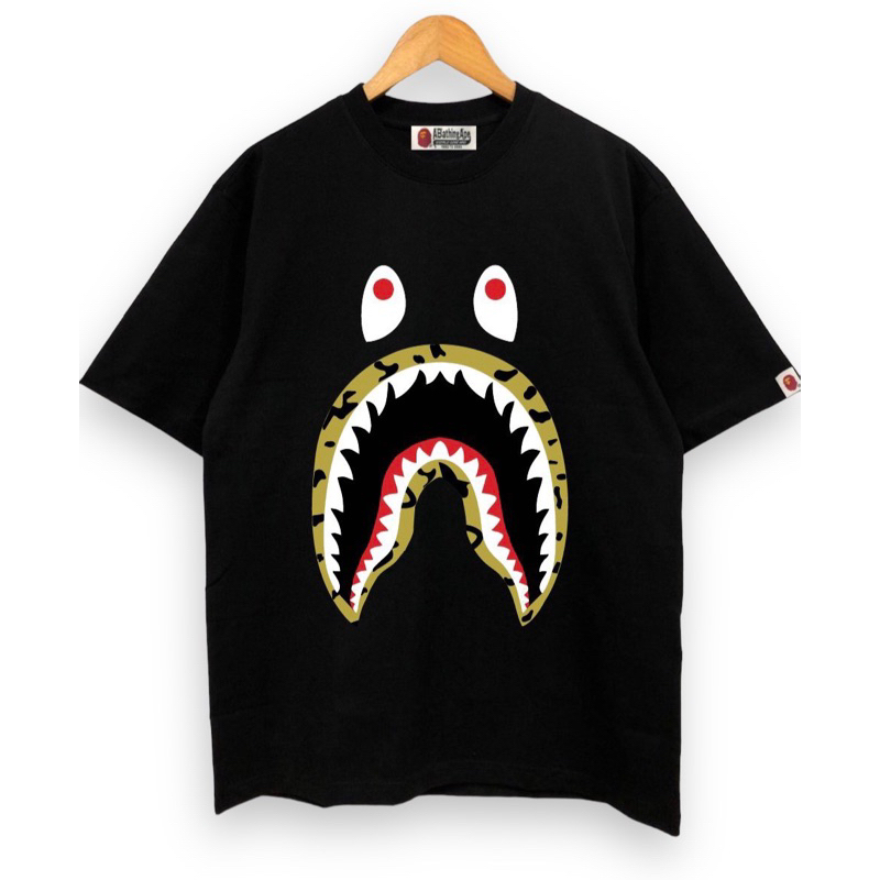 Áo thun BAPE SHARK cao cấp 2c cotton 100% unisex