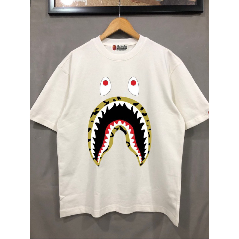 Áo thun BAPE SHARK cao cấp 2c cotton 100% unisex