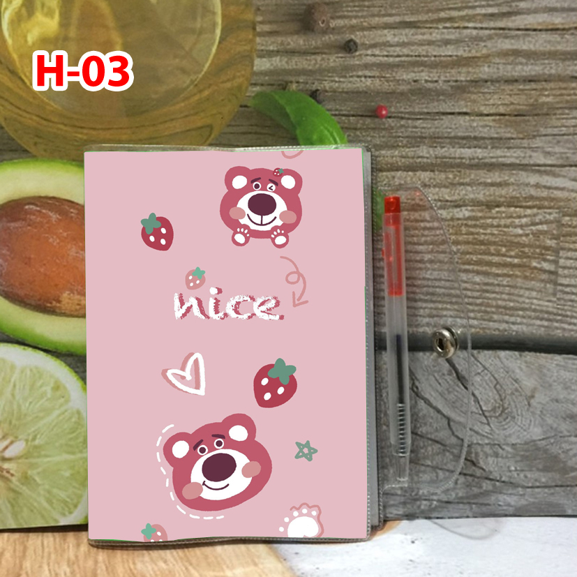 Sổ tay Gấu Dâu- Gấu Lotso- Lotso Bear