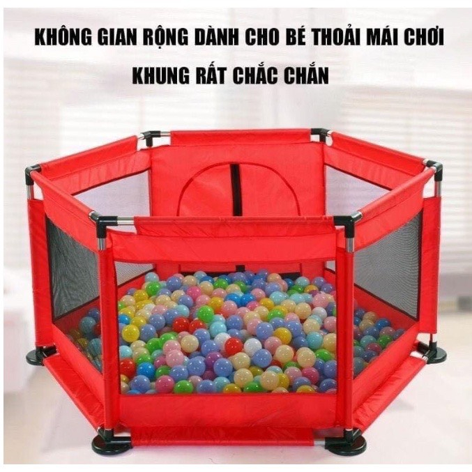 Nhà bóng cho bé quây bóng lều chơi bóng của bé khung inox Đủ Màu