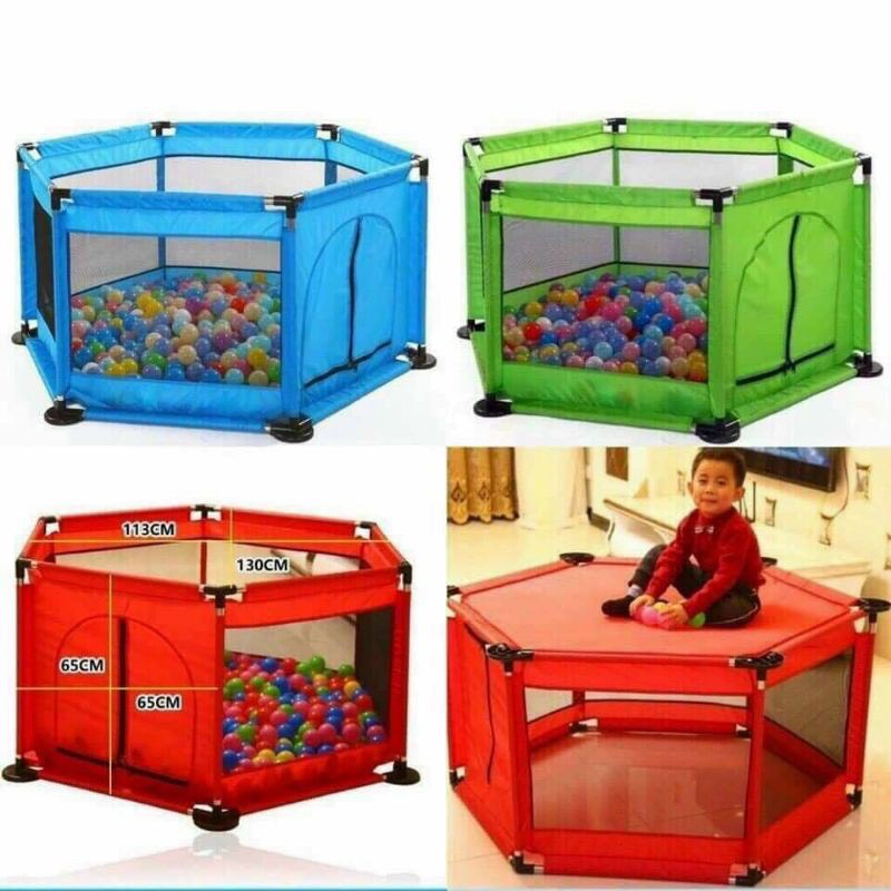 Nhà bóng cho bé ,quây bóng lều chơi bóng của bé khung inox (tặng bóng)
