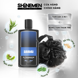 Tắm gội nam 3 in 1 SHINEMEN hương nước hoa Awa-Amor chai 300ml