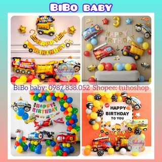 Sét sinh nhật các loại xe cho bé trai - BiBo baby