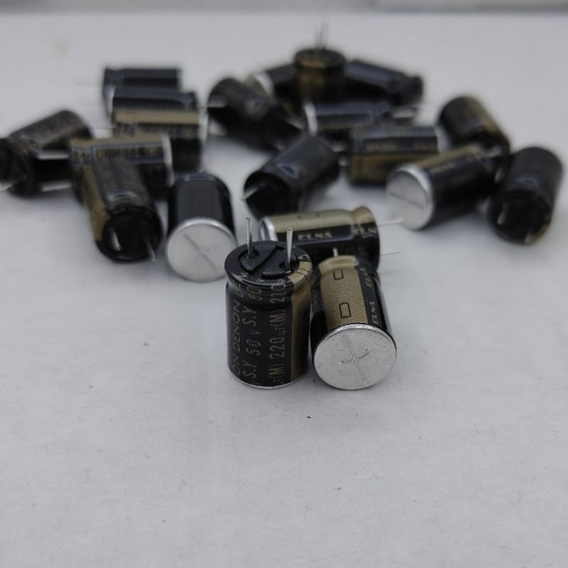 Tụ 50v 100uF, 220uF Elna DENON