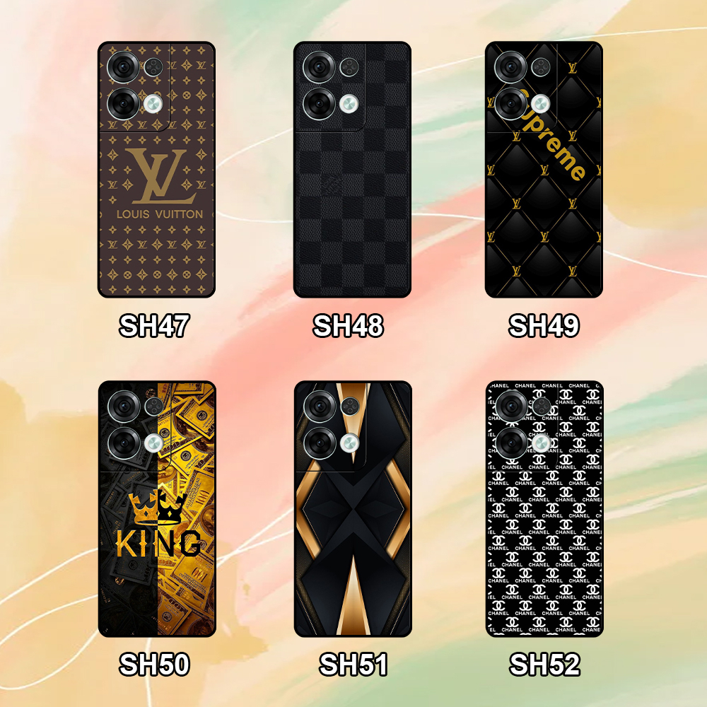 Ốp Oppo Reno 8 4G / Reno 8 5G / Reno 8Z 5G in hình thương hiệu thời trang cá tính