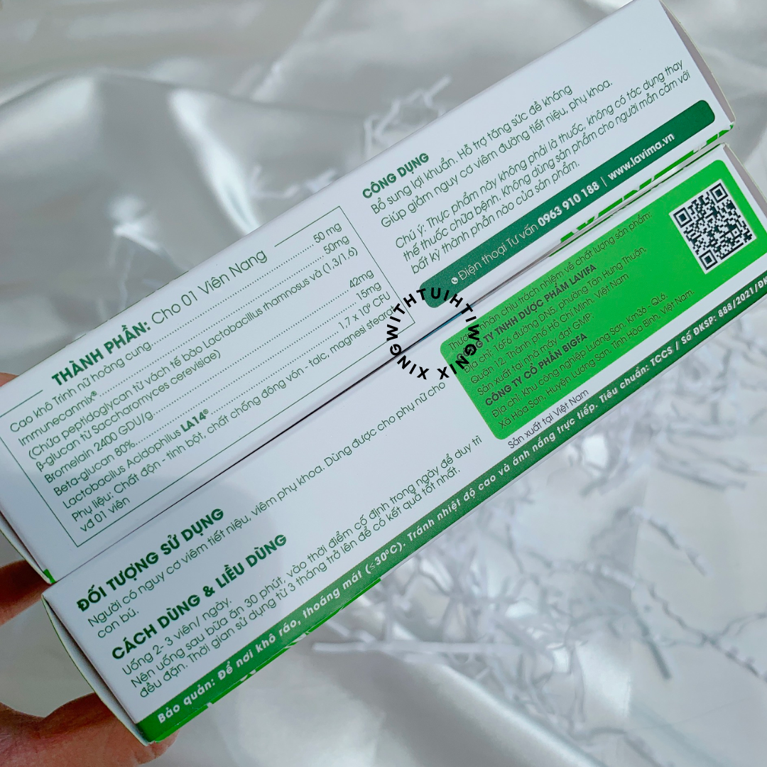 Viên Uống Phụ Khoa, Men Vi Sinh Vùng Kín LAVIMA BIOTIC 20 Viên