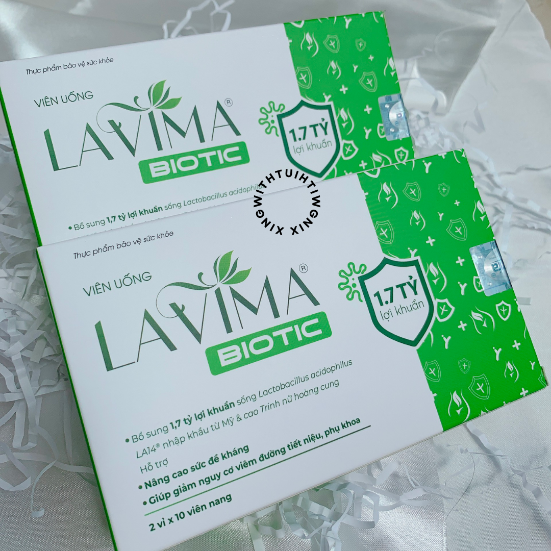 Viên Uống Phụ Khoa, Men Vi Sinh Vùng Kín LAVIMA BIOTIC 20 Viên