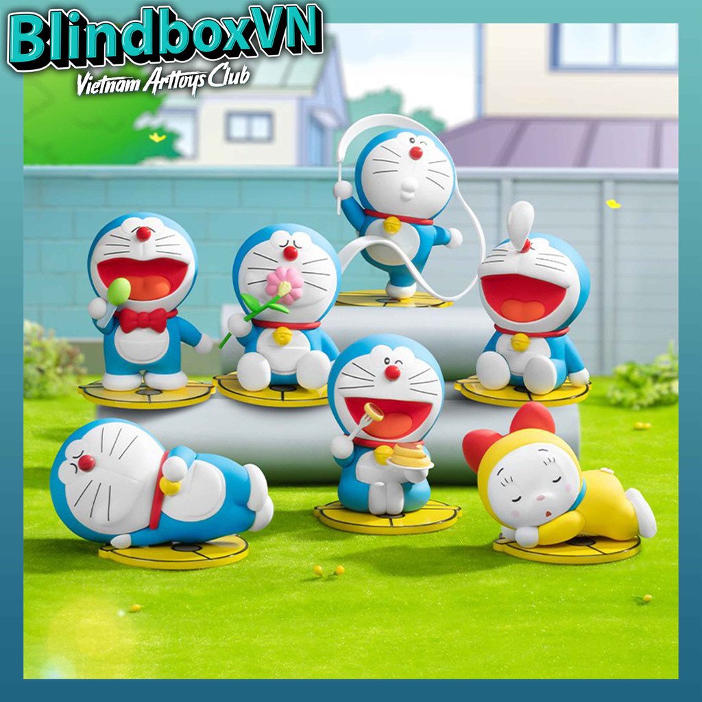 ( chính hãng ) Blindbox Doraemon Leisure Time 52 Toys Blindboxvn