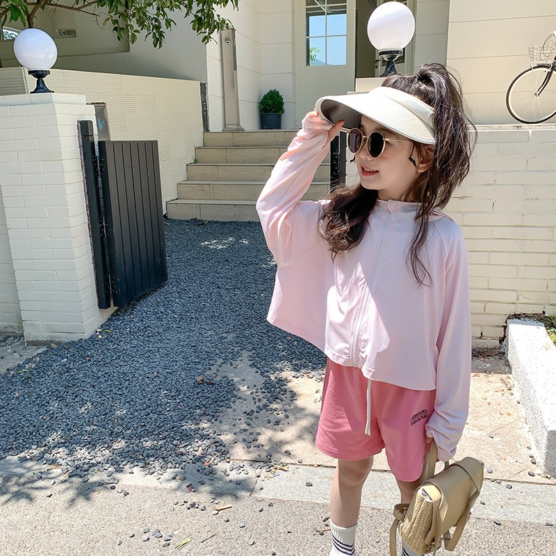 Áo Chống Nắng Có Mũ Hãng Ambb Kids 2023