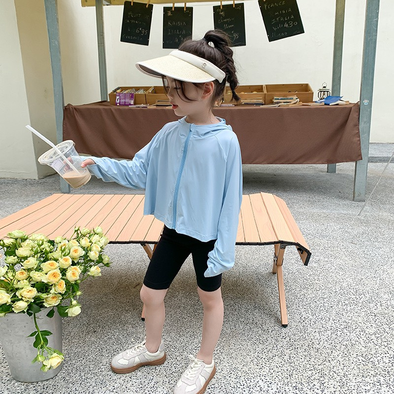 Áo Chống Nắng Có Mũ Hãng Ambb Kids 2023