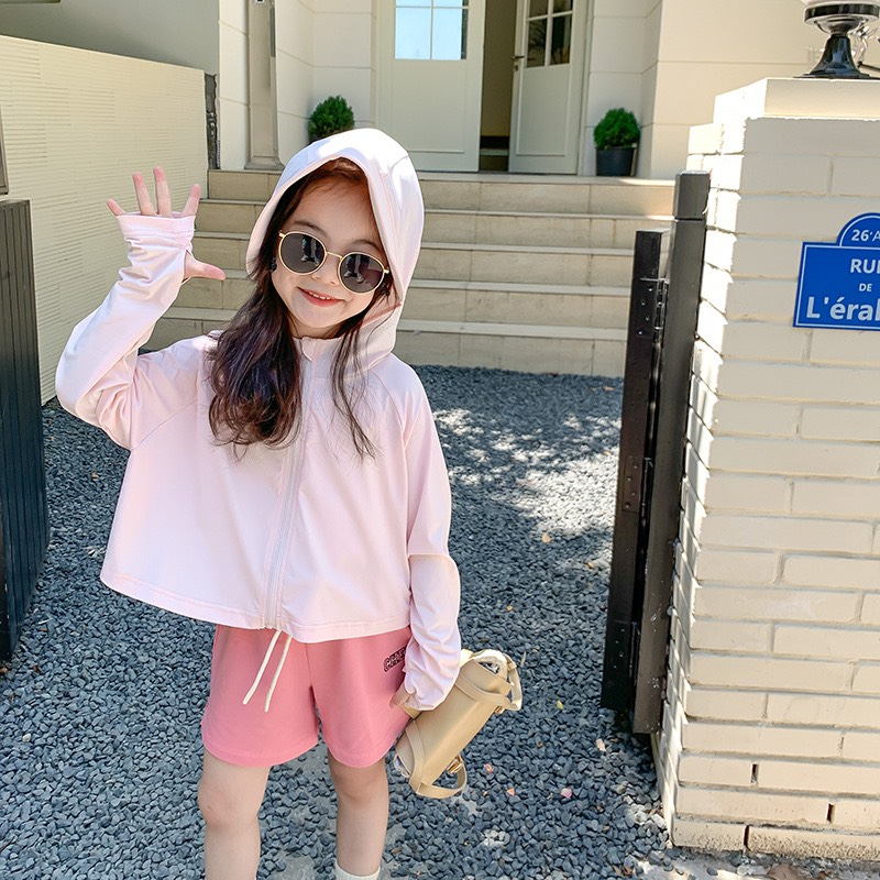 Áo Chống Nắng Có Mũ Hãng Ambb Kids 2023
