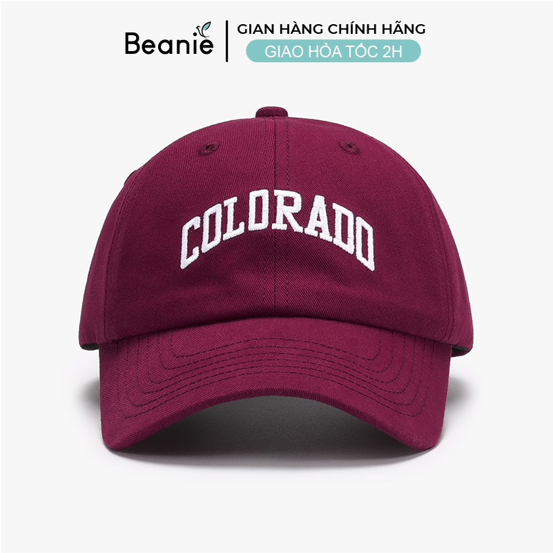 Mũ Lưỡi Trai BEANIE Thêu Chữ COLORADO Cao Cấp Nam Nữ, Nón Kết Lưỡi Trai Trắng Đen Đẹp Form Mềm Vải Kaki Chính Hãng LT30