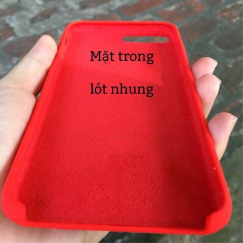 Ốp chống bẩn lót nhung hàng đóng hộp quả táo cho điện thoại thoại 7 8 7plus 8plus x xsmax 11 12 13 14 pro max promax