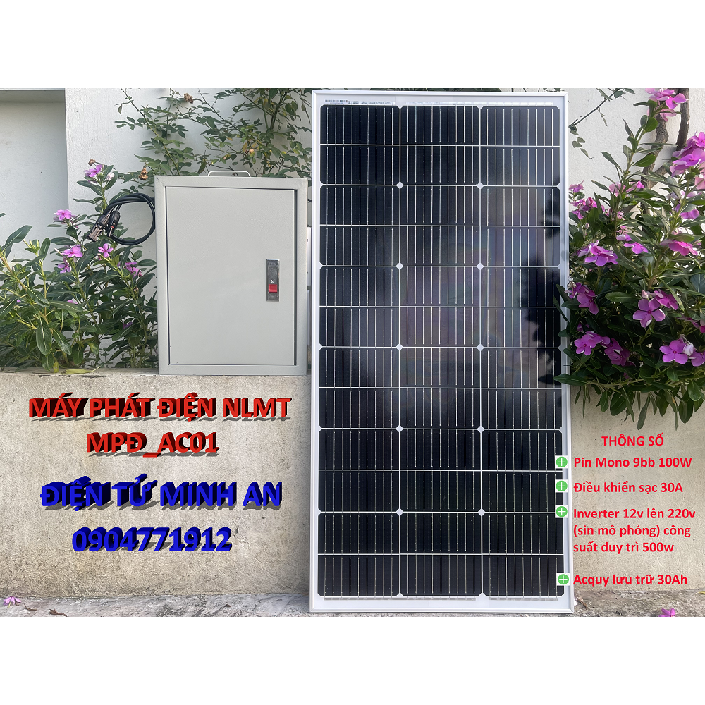 Máy phát điện năng lượng mặt trời công suất 500w MPĐ_AC01